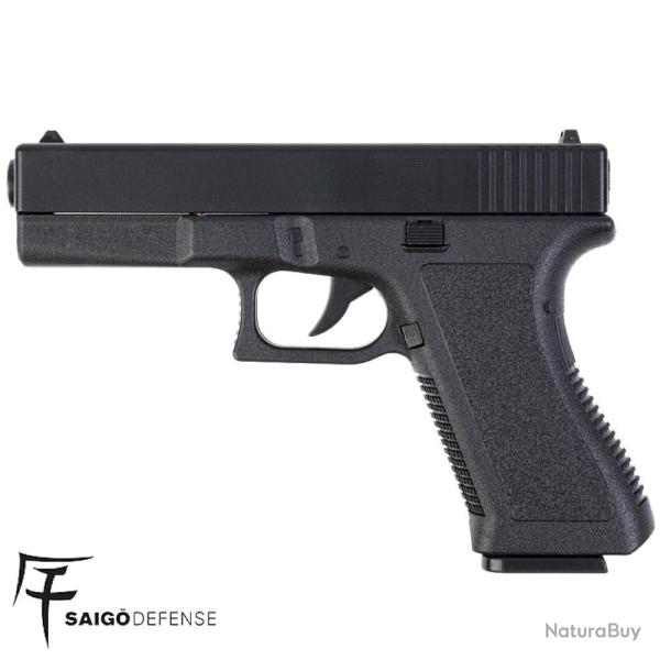 Pistolet � bille l�ger et peu puissant, SAIGO DEFENSE MK1, propulsion ressort - de type G17 airsoft