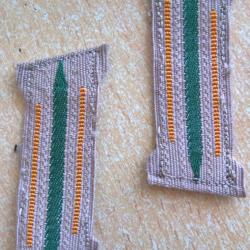 Repro pattes de col Litzen BeVo Heer Wehrmacht Allemand WW2