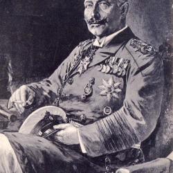 Carte postale de bienfaisance patriotique &agrave; l'effigie de l'empereur Guillaume II, 1915  -N&deg;8475