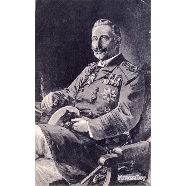 Carte postale de bienfaisance patriotique � l'effigie de l'empereur Guillaume II, 1915  -N�8475