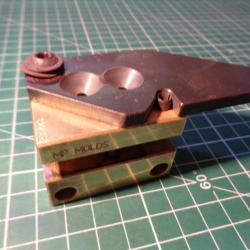 Moule Laiton massif MP MOLD  2 balles ronde cal .440  (437/.438 r&eacute;el)