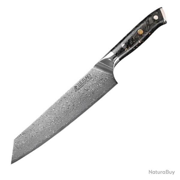 Couteau Kiritsuke Wusaki Sakin Damas lame de 20cm