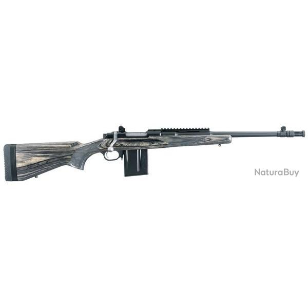 Carabine � verrou Ruger gunsite scout KM77-GS cal.308win canon 47cm gaucher