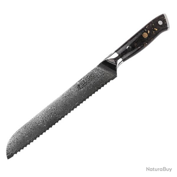 Couteau � pain Wusaki Sakin Damas lame de 20cm