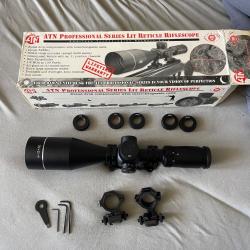 ATN Professional Series 4-12x60 kit ! Pack complet ! Cames BDC + Montage rapide ! Tr&egrave;s bon &eacute;tat !