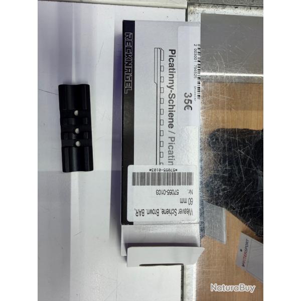 Rail Court Picatinny Recknagel pour Browning Bar ou  Benelli Argo
