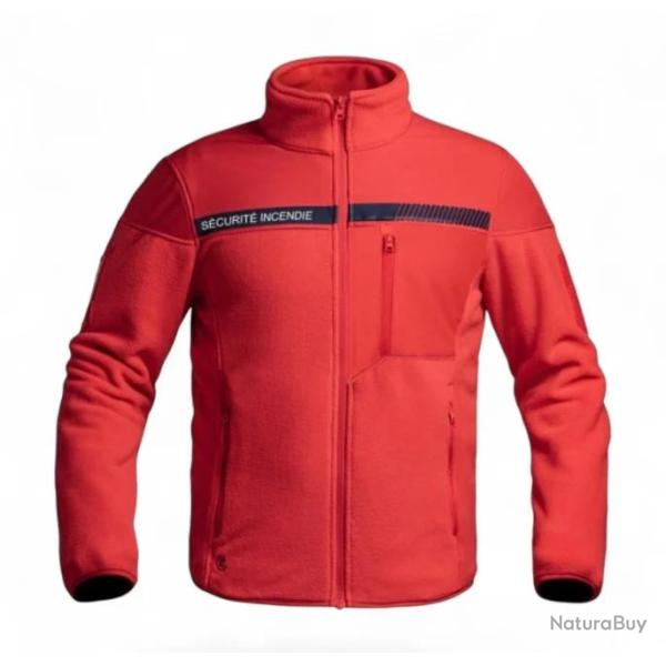 Veste Polaire S�CU-ONE S�curit� Incendie rouge L/104