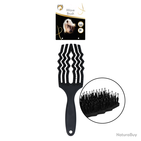 Excellent Horse Wave Brush Black - Ref EXCE08021 - EAN 8716759654082 - Livraison rapide