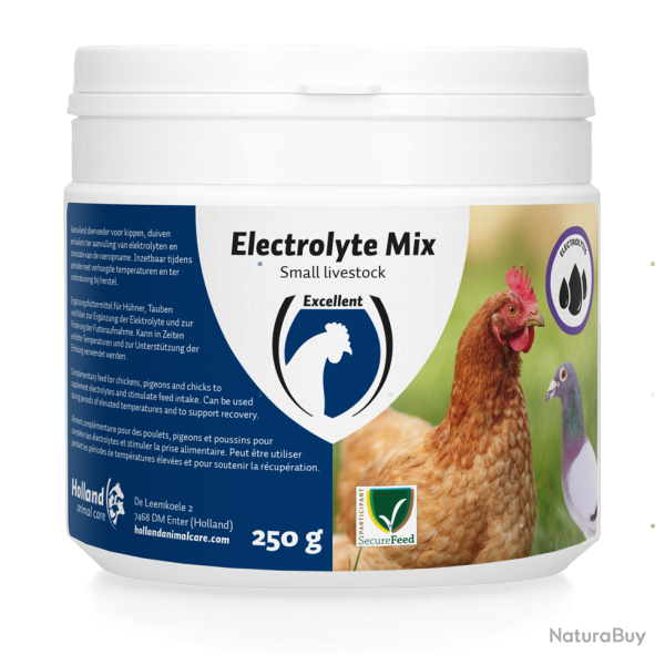 Excellent Electrolyte Mix for small livestock - Ref KIPP00250 - EAN 8716759605503 - Livraison rapide