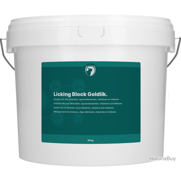 Excellent Lick Bucket Goldlik (Sheep/lamb) - Ref LIKB006 - EAN 8716759442498 - Livraison rapide