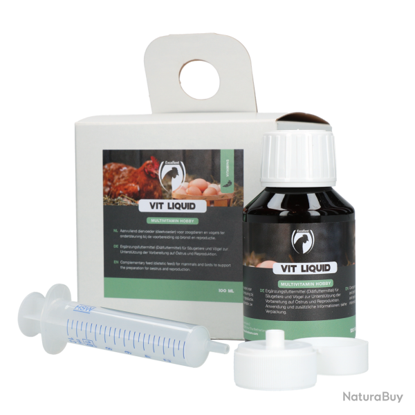 Excellent Vit Liquid Multivitamin Hobby - Ref VITL00100 - EAN 8716759566910 - Livraison rapide
