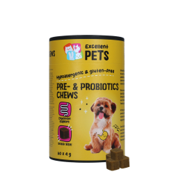 Excellent Pets Pre- & Probiotics Chews - Ref EXCE5050A - EAN 8716759643529 - Livraison rapide