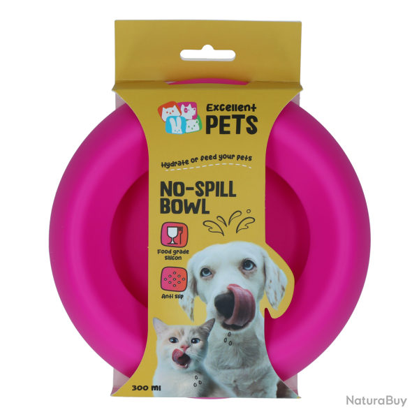 Excellent Pets No-Spill Bowl 300ml - Ref EXCE7051D - EAN 8716759647657 - Livraison rapide