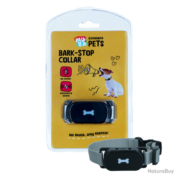 Excellent Pets Bark-Stop Collar - Ref EXCE7095 - EAN 8716759659834 - Livraison rapide