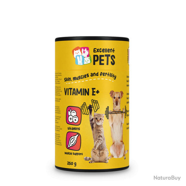 Excellent Pets Vitamin E+ - Ref MIMO00250 - EAN 8716759530201 - Livraison rapide