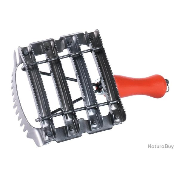 Curry Comb with wooden handle - Ref BORS0018 - EAN 4018653180112 - Unbranded