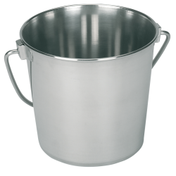 Stainless Steel bucket - Ref EMME00013K - EAN 4018653293751 - Unbranded