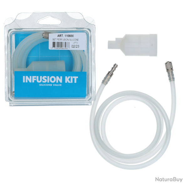 Kit de perfusion en silicone - Ref INFU0002B - EAN 3338020066988 - Unbranded