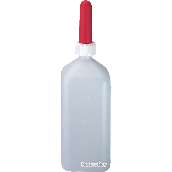 Calf drinking bottle + Teat 2 l - Ref KALF000 - EAN 4018653140260 - Unbranded