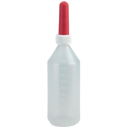 Calf drinking bottle + Teat 1 l - Ref KALF0000 - EAN 4018653140253 - Unbranded