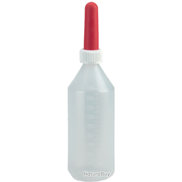 Calf drinking bottle + Teat 1 l - Ref KALF0000 - EAN 4018653140253 - Unbranded