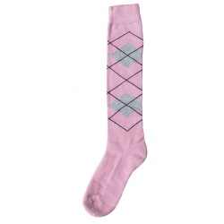 Riding sock RE l.pink/l.grey 43-46 - Ref KNIER023C - EAN 8716759501102 - Unbranded