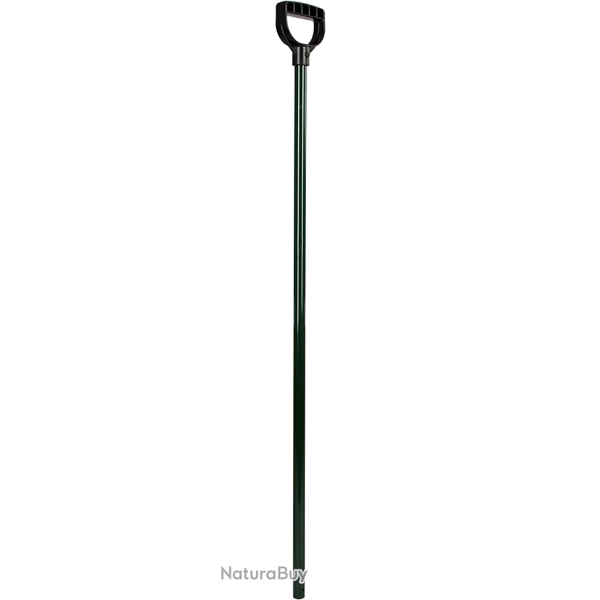 Metal handle with D-grip - Ref STEE08003 - EAN 4018653320990 - Unbranded