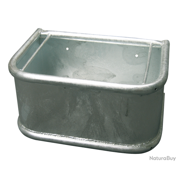 Feed Trough Horse galvanized steel 45x34x24cm RH - Ref VOERB007 - EAN 4018653324837 - Unbranded