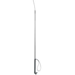 Riding crop 90cm black with horse-head-shaped PVC grip - Ref ZWEE0007N - EAN 4018653097434 - Unbrand