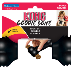 KONG Goodie Bone Noir - Ref KONG10012E - EAN 0611932100128 - Livraison rapide