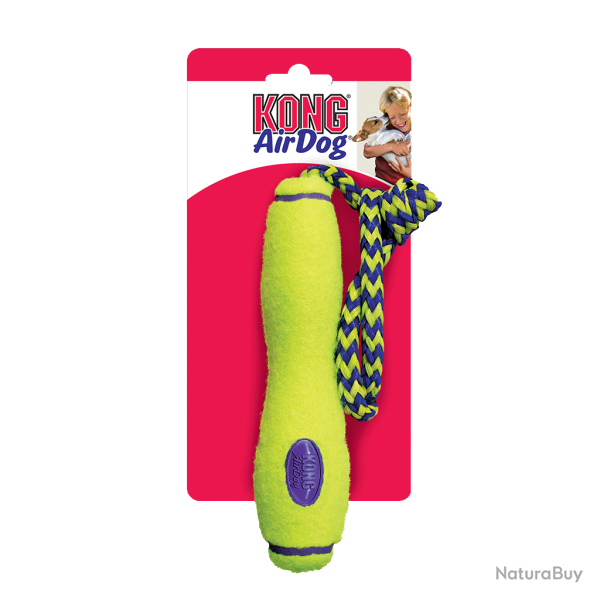 KONG Airdog� Fetch Stick with Rope - Ref KONGAKFS1E - EAN 0035585747125 - Livraison rapide