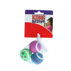 KONG Cat Active Tennis Balls w/ Bells - Ref KONGCA56E - EAN 0035585334066 - Livraison rapide