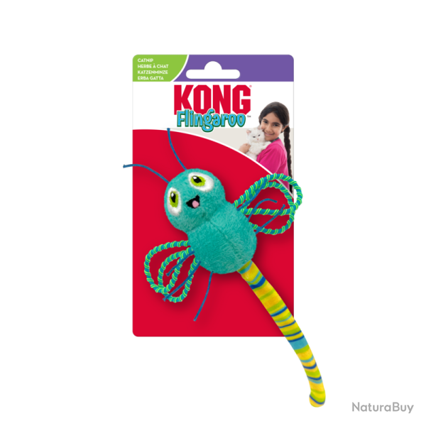 KONG Flingaroo Dragonfly Assorted - Ref KONGCFL8E - EAN 0035585517070 - Livraison rapide