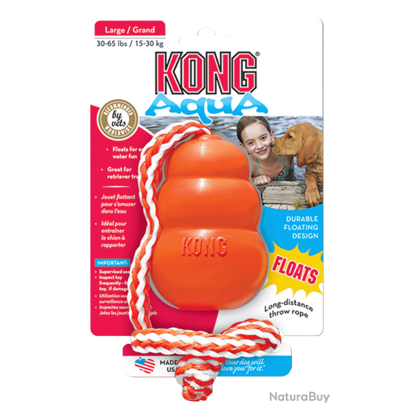 KONG Aqua - Ref KONGCK1E - EAN 0035585111155 - Livraison rapide