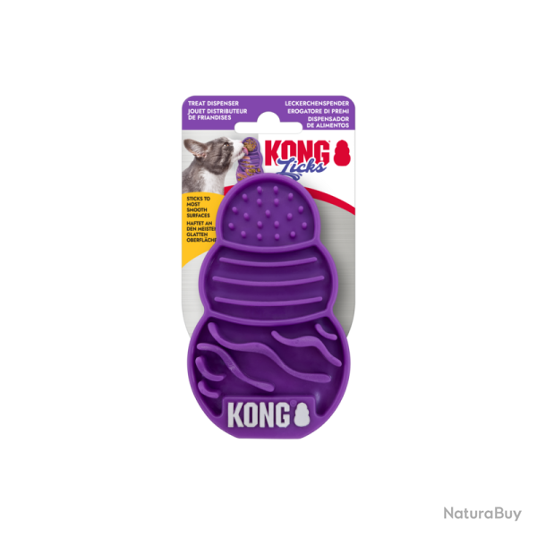 KONG Licks Treat Dispenser Cat - Ref KONGCPLP3E - EAN 0035585530086 - Livraison rapide