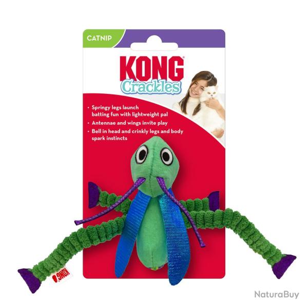 KONG Crackles Grasshopper - Ref KONGCRCL52E - EAN 0035585524009 - Livraison rapide