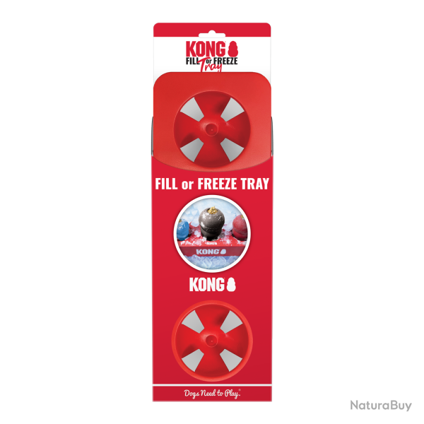 KONG Fill Or Freeze Tray - Ref KONGFFTE - EAN 0035585523170 - Livraison rapide