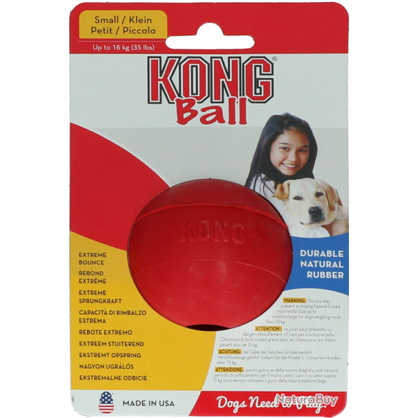KONG Ball - Ref KONGKB2E - EAN 0035585181226 - Livraison rapide