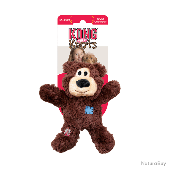 KONG Wild Knots Assorti - Ref KONGNKR3E - EAN 0035585454252 - Livraison rapide