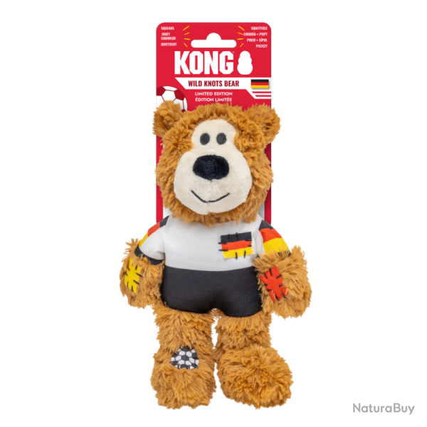 KONG Wild Knots Sport Bear - Ref KONGNKRS32 - EAN 0035585539003 - Livraison rapide