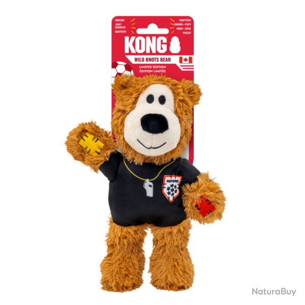 KONG Wild Knots Sport Bear - Ref KONGNKRS61 - EAN 0035585539317 - Livraison rapide