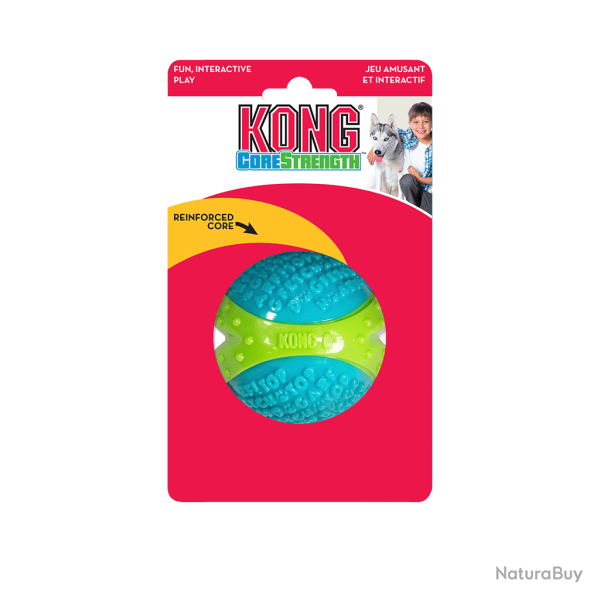 KONG CoreStrength Ball - Ref KONGPFC23E - EAN 0035585447049 - Livraison rapide