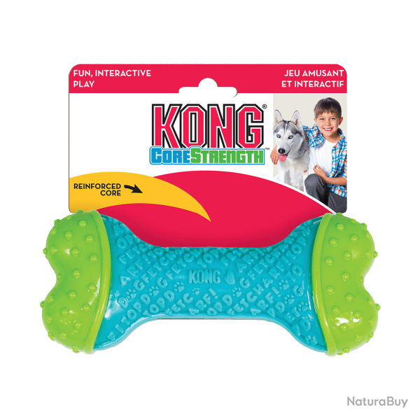 KONG CoreStrength Bone - Ref KONGPFC31E - EAN 0035585447001 - Livraison rapide