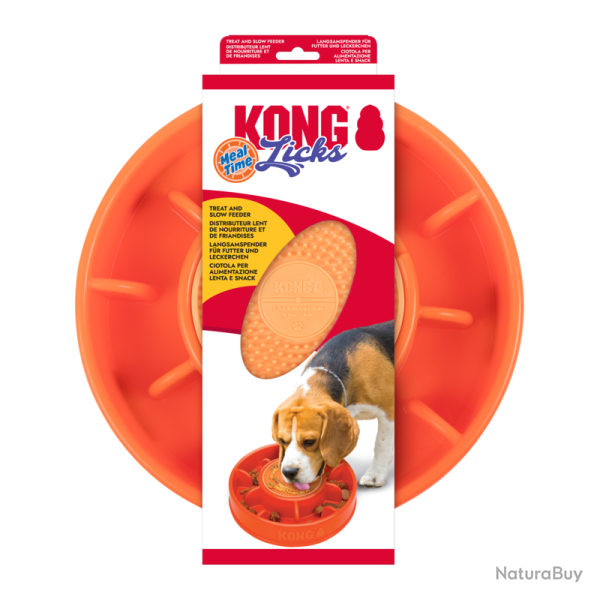 KONG Licks Mealtime - Ref KONGPLMT1E - EAN 0035585505725 - Livraison rapide