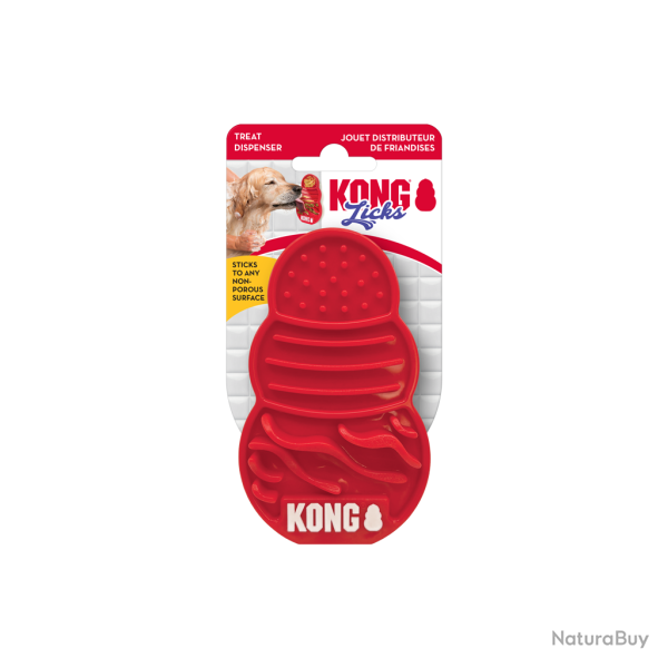 KONG Licks Treat Dispenser - Ref KONGPLP3E - EAN 0035585523088 - Livraison rapide