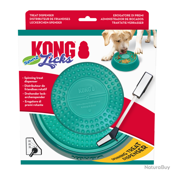 KONG Licks Spinz - Ref KONGPLPS1E - EAN 0035585503752 - Livraison rapide