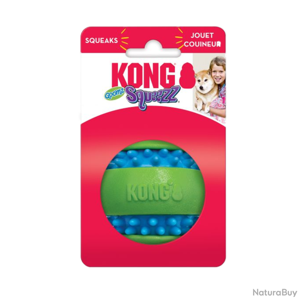 KONG Squeezz� Goomz Ball - Ref KONGPSG22E - EAN 0035585495071 - Livraison rapide