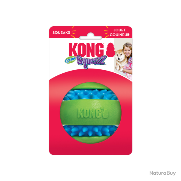 KONG Squeezz� Goomz Ball - Ref KONGPSGX2E - EAN 0035585495095 - Livraison rapide