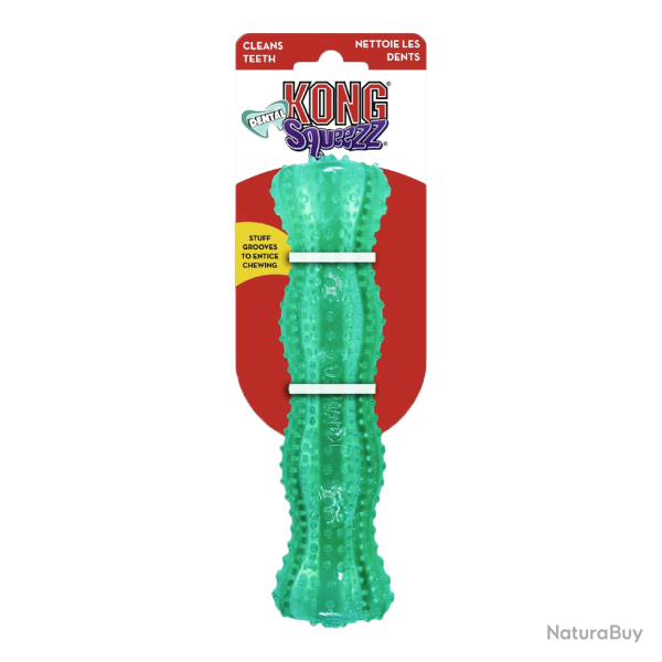 KONG Squeezz� Dental Stick - Ref KONGPST23E - EAN 0035585477091 - Livraison rapide