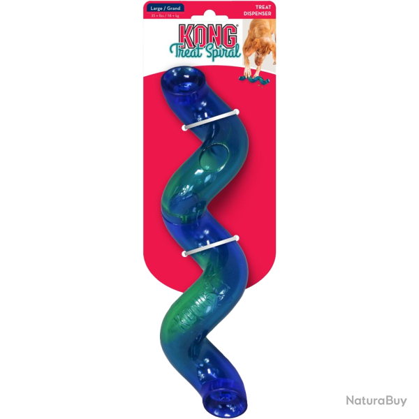 KONG Treat Spiral Stick Assorted - Ref KONGPTS12E - EAN 0035585477060 - Livraison rapide